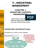 3.0 Inventory Management