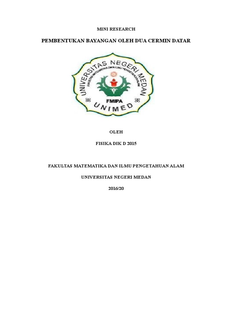 Pembentukan Bayangan Cermin Datar | PDF