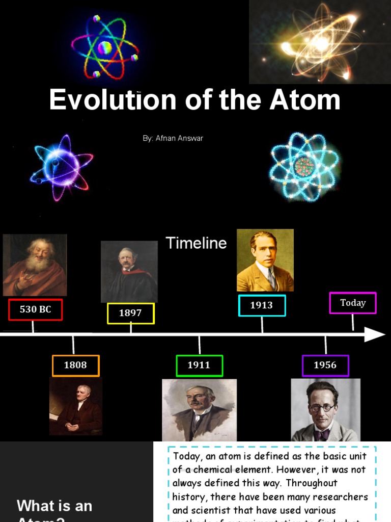 The Evolution of The Atom | PDF | Atoms | Electron