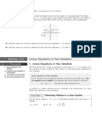 Linear Equations in Two Variables