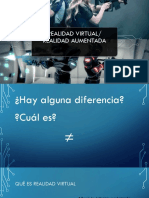 Realidad Virtual y Realidad Aumentada