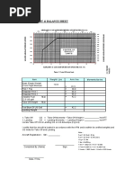 Cessna 152 Weight and Balance Sheet