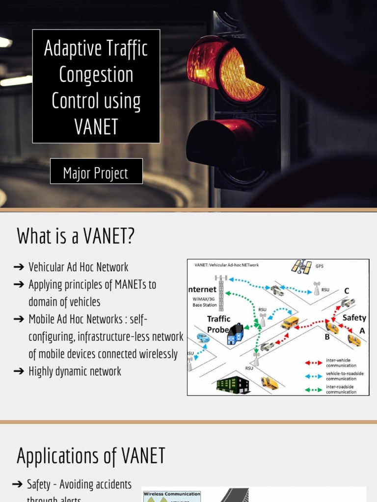 Adaptive Traffic Congestion Control System | PDF | Wireless Ad Hoc ...