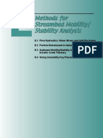 Methods For Streambed Mobility/ Stability Analysis