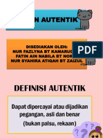 Bahan Autentik