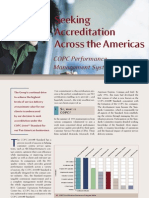 Seeking Accreditation Across The Americas: COPC Performance Management System