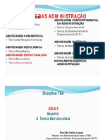 Aaula 5 Teoria Estruturalista Modo de Compatibilidade