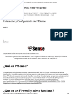 Instalación y Configuración de PfSense - Administración de Sistemas, Redes y Seguridad