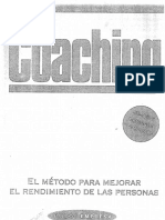 Coaching-El Metodo para Mejorar El Rendimiento de Las Personas