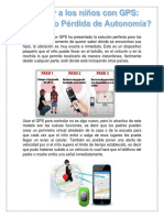 Controlar A Los Niños Con GPS: ¿Seguridad o Pérdida de Autonomía?