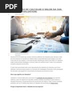 3 Maneiras de Calcular o Valor Da Sua Empresa