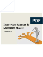 Investment Avenues & Securities Market