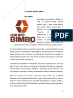 Descripcion de La Empresa GRUPO BIMBO