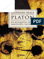 Giovanni Reale - Platón en Busqueda de La Sabiduria Secreta PDF