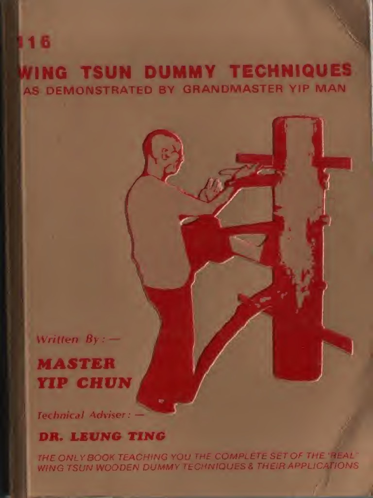 116 Wing Chun Dummy Techniques by Yip Man PDF Wing Chun Chinese