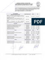 Cronograma Del Proceso de Reasignación