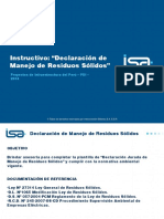 PDI-HSQE-Instructivo - Declaración Manejo Residuos Sólidos