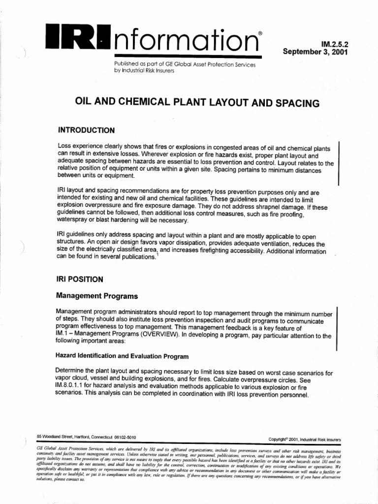 IRI Lay Out Spacing PDF | PDF