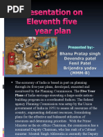 Download Presentation on 11th Five Year Plan by pateldevendraa SN36398673 doc pdf