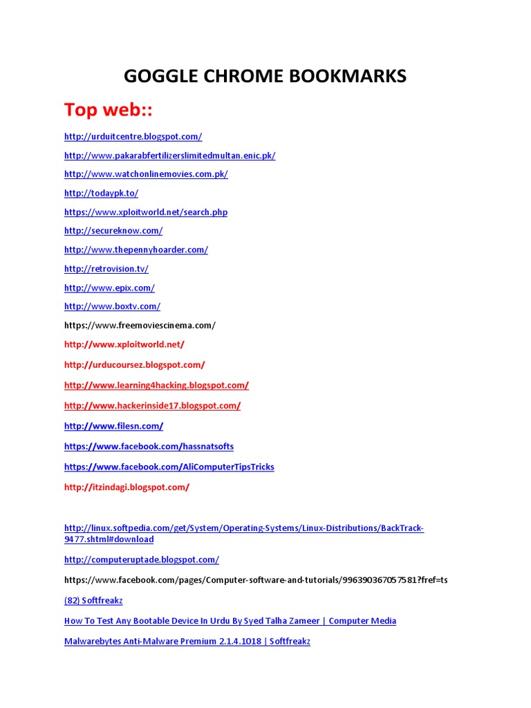 Bookmarks&General Windows Keyboard Shortcuts PDF Ibm Pc Compatibles