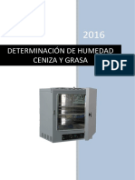 1. Determinacion de Humedad Ceniza y Grasa