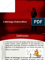 Liderazgo Autocratico