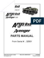 8x8 Avenger Parts Manual 8X8AVG 2012 2012 01 03 From Serial No 32501 PDF