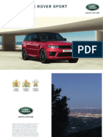 L494 Range Rover SPORT Catálogo Brochure 2017