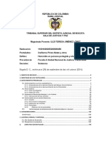 Tribunal Superior Del Distrito Judicial de Bogotasentencia1 Bloque Bolivar Farc