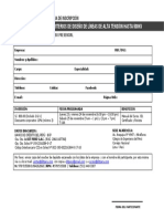Ficha de Inscripción - Criterios Para Diseño de Lineas de Alta Tensión Hasta 500kV
