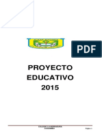 Proyecto Educativo 2015, Colegio la Herradura, Coquimbo.