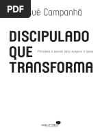 Livro  Discipulado Que Transforma -Josué Campanhã 