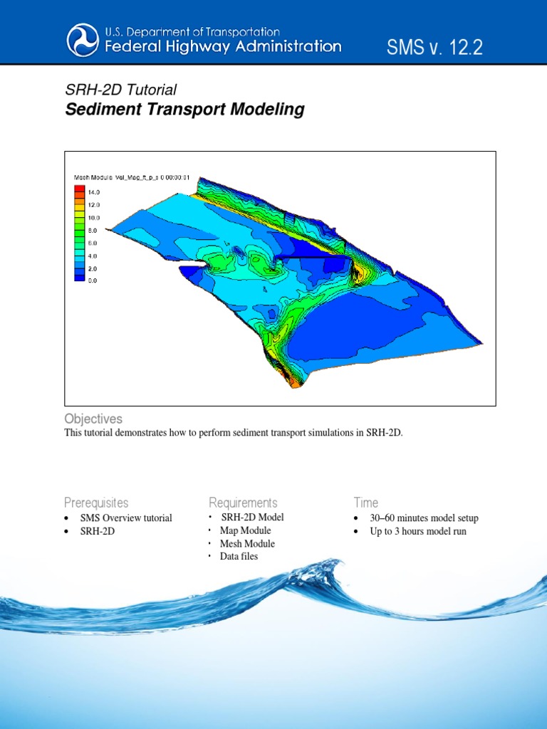 SMS SRH-2D SedimentTransport | PDF | Sediment | Simulation