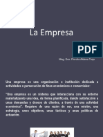  La Empresa y Su Clasificacion