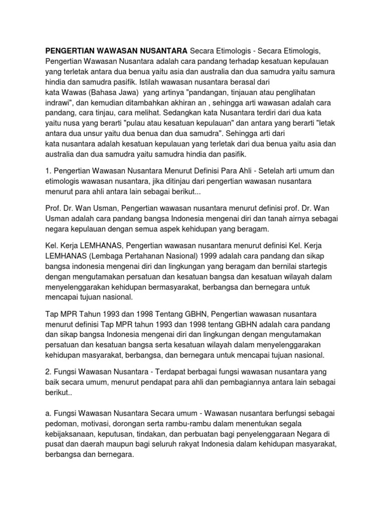 Pengertian Demokrasi Wawasan Nusantara Dan Ham Pdf