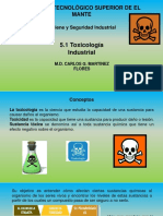 5.1 Toxicología Industrial