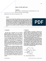 Modelo Matematico de La Reduccion de Particula en Molinos de Bolas