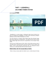 Part - I (General) : Rajasthan Atomic Power Station