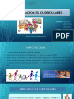 Adecuaciones Curriculares