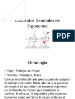 Conceptos Generales de Ergonomia