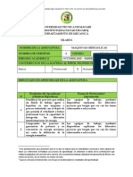 Maquinas Hidraulicas-Syllabus