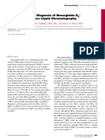 The Detection and Diagnosis of Hemoglobin A ' by High-Performance Liquid Chromatography