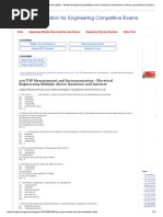 109 TOP Measurement and Instrumentation - Electrical Engineering Multiple Choice Questions and Answers - MCQs Preparation For Engineering Competitive Exams