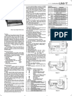 Operating Manual: Bench Type Digital Multimeters