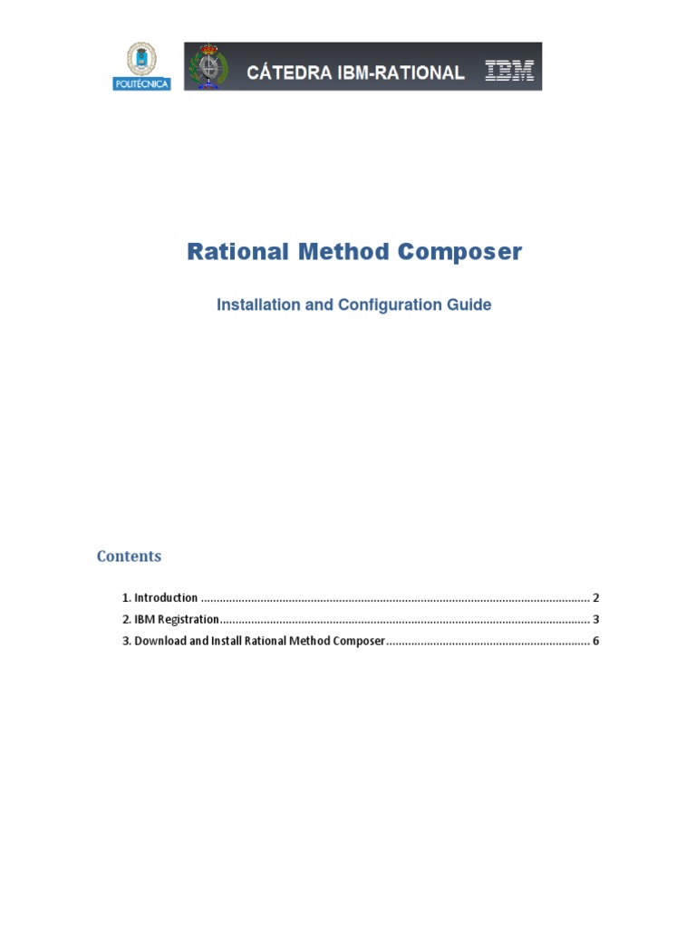 Rational Method Composer: Installation and Configuration Guide | PDF ...