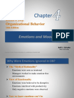 Organizational Behavior: Emotions and Moods