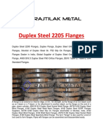 Duplex Steel 2205 Flanges