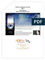Website Preliminary Analysis & SEO Proposal: Search Engine Optimization (SEO)