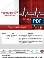 UNIDAD IV Análisi Transitorio de Circuitos de Primer Orden.