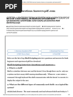 Download 80 TOP UNIX SHELL SCRIPTING Interview Questions Answers and Explanations PDF Download 2017 by Kothasudarshan Kumar SN364024454 doc pdf